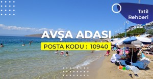 Avşa Adası Posta Kodu : 10940