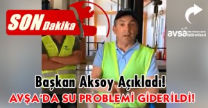 AVŞA ADASI SU SORUNU ÇÖZÜLDÜ!