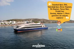 Avşa Adası Ulaşım Seçenekleri, Avşa Adası’na Nasıl Gidilir?