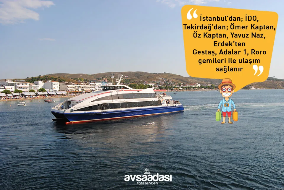 Avşa Adası Ulaşım Seçenekleri, Avşa Adası’na Nasıl Gidilir?
