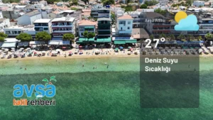 Avşa Adası’nda Deniz Suyu Sıcaklığı 27 Dereceyi Gördü