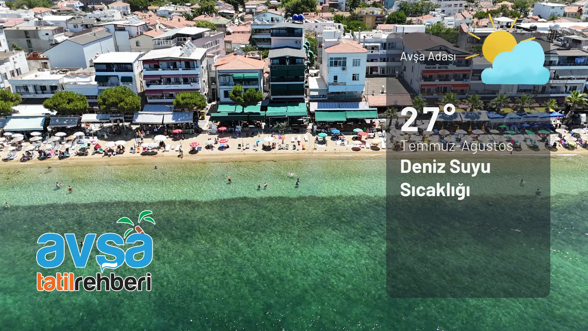 avşa adası deniz suyu sıcaklığı