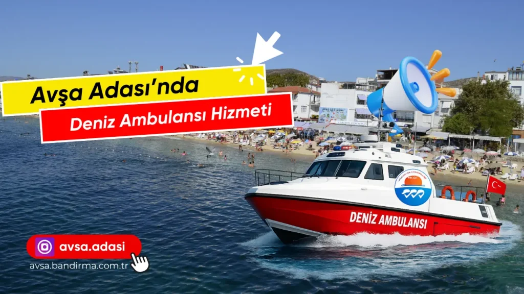 avşa adası deniz ambulansi